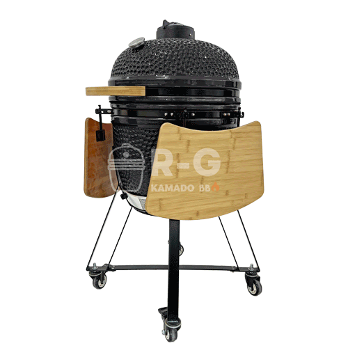 Large size 21 inch ceramic Kamado BBQ Grill factory supplier, egg kamado grill manufacturer