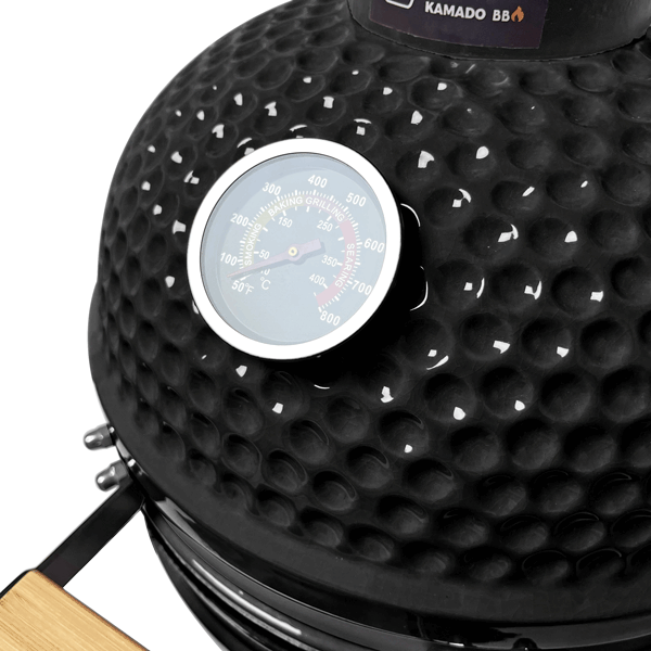 aldi lidl mini 13 inch black ceramic kamado grill thermometer factory manufacturer (7)