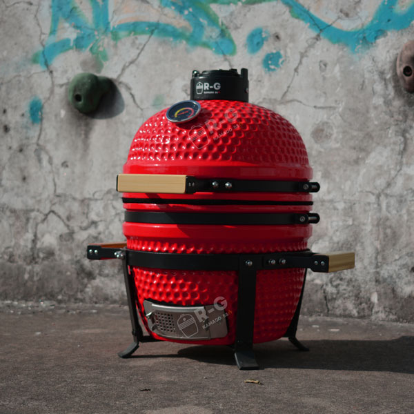 red-mini-kamado-bbq-grill-with-dual-handles