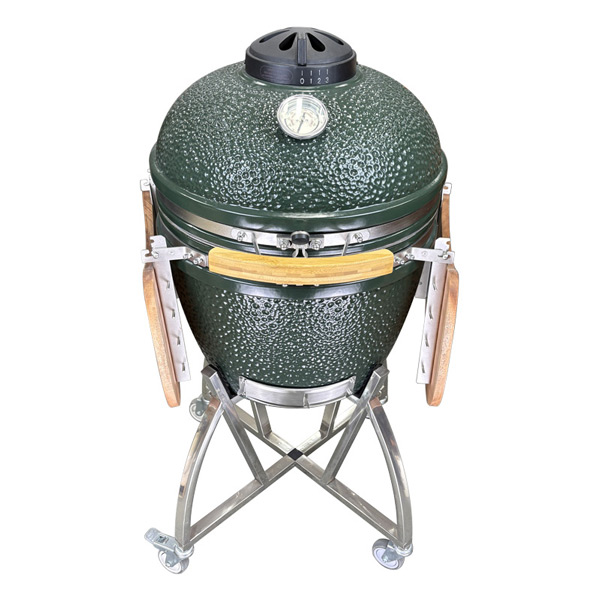 green-kamado-egg-bos-grill-with-cart