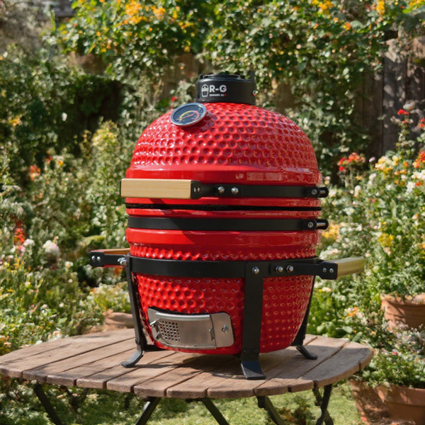 red-mini-kamado-bbq-grill-with-dual-handles-for-patio