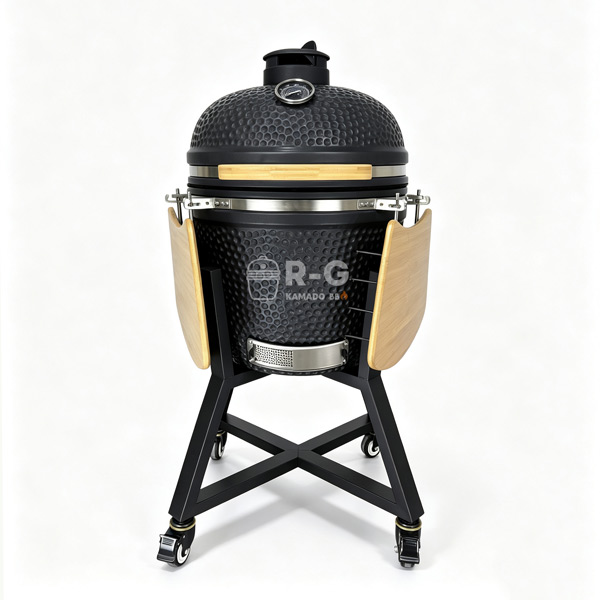 21-inch-Kamado-Grill-Matte-Grey-with-bold-trolley-600-(1)