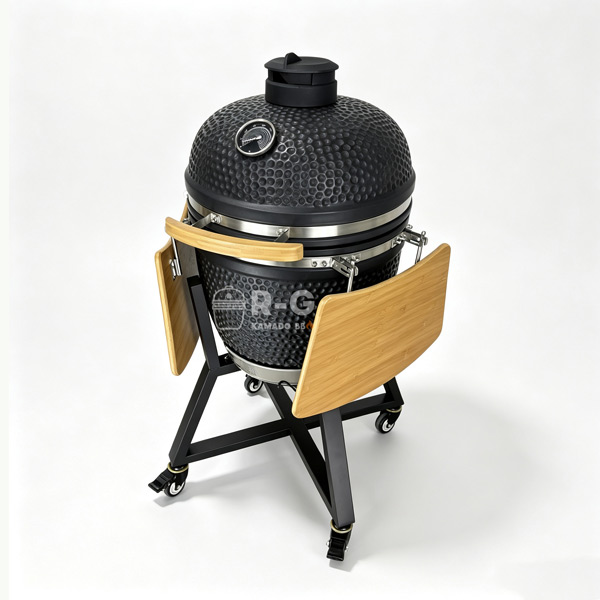 21-inch-Kamado-Grill-Matte-Grey-with-bold-trolley-600-(5)